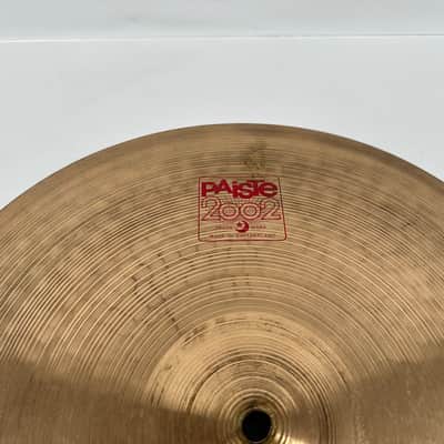 Paiste Crash 16” 2002 Cymbal Cracked image 3