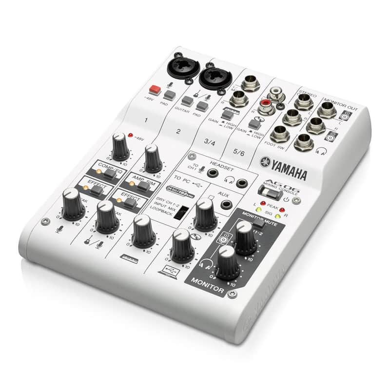 Yamaha AG06 6 Channel Mixer image 1