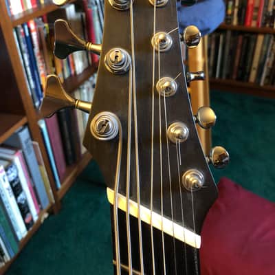 Wes Lambe Guitars 8S (8 string solidbody) 2007 Natural Mahogany image 4