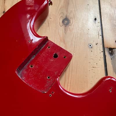 Sunn Mustang Precision Bass Guitar Body Solid India 1980s image 4