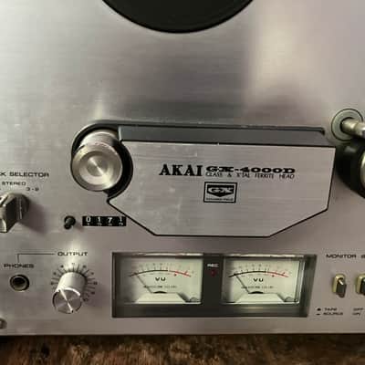 PLEASE READ AD!!! Akai GX-4000D 1/4" 4-Track 2-Channel Reel to Reel Tape Deck Recorder 1978 - 1985 - Silver image 3