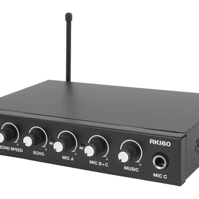 Rockville RKI60 Karaoke Dual Wireless Microphone Mixer For Home Theater System image 2