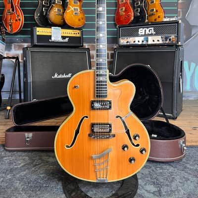 Hofner Committee Gloss Natural 1960 Modified Hollow Body Electric Guitar image 1