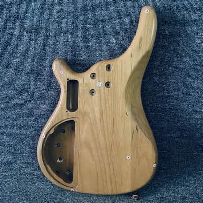Solid Alder Wood 4 String Bass Body image 10