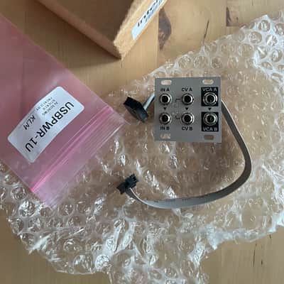 Intellijel Dual VCA 1U Dual VCA Eurorack Synth Module 2020 - Present - Silver image 2