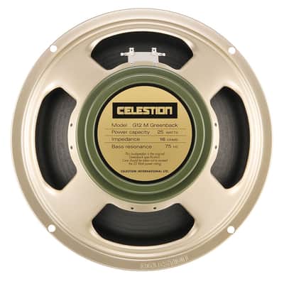 Celestion GM12M Greenback 12" Guitar Speaker (Ceramic) - 16 ohm - Open Box image 1