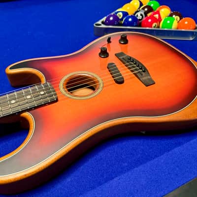 Fender American Acoustasonic Stratocaster 3 Color Sunburst image 8