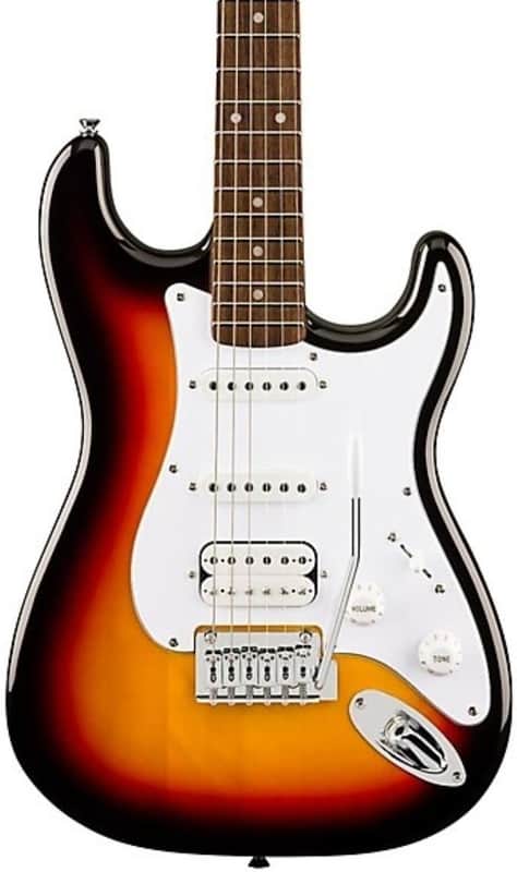 Squier Affinity Series Stratocaster Junior HSS Electric Guitar - 3 Color Sunburst image 1