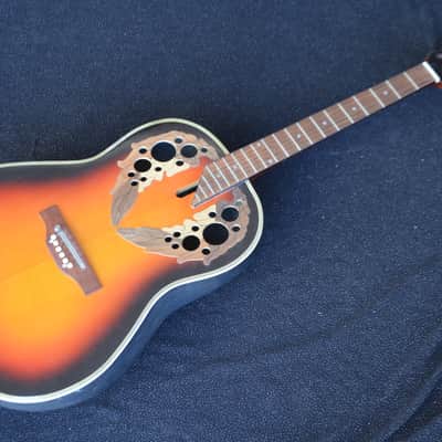 Ovation-Style Deep Bowl Guitar * needs some work/love*very cool project guitar for little money! * image 2