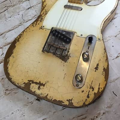 Fraser Guitars - Aged White 50s Telecaster Guitar Vintage Relic custom shop image 1