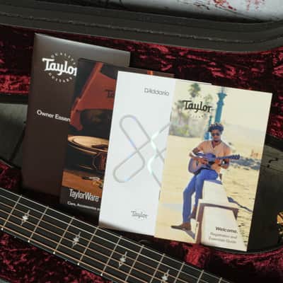 Taylor -(2025) 324ce - Acoustic-Electric Guitar - Mahogany/Mahogany - Shaded Edge Burst Top - w/ Hardshell Case - x5066 image 10