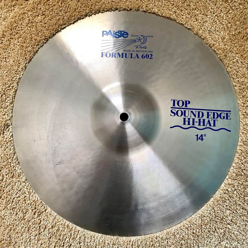 Paiste 14" Formula 602 "Blue Label" Sound Edge Hi-Hat Cymbals (Pair) image 1