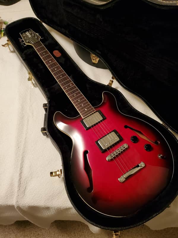 Hamer Newport Pro Black Cherry Burst image 1
