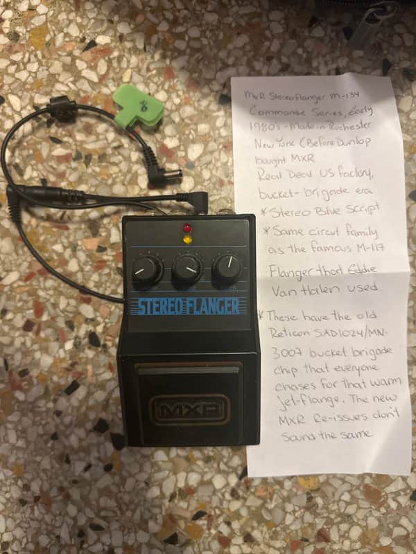 MXR M-203 Stereo Flanger 1982 - 1984 - Black image 1