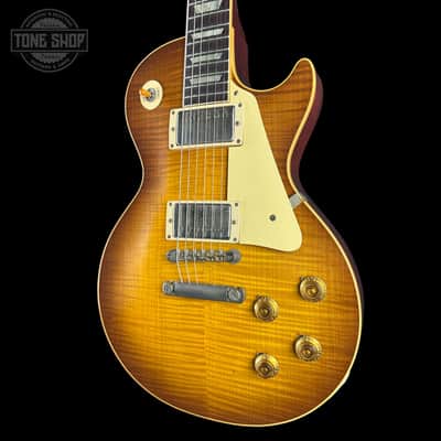 Gibson Custom Dealer Select 1959 Les Paul Standard Golden Poppy AAA Top Ultra Light Aged w/case 961014 image 3