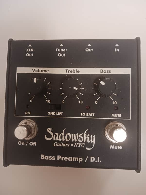 Sadowsky SBP-1 Bass Preamp/DI 2010s - Black image 1
