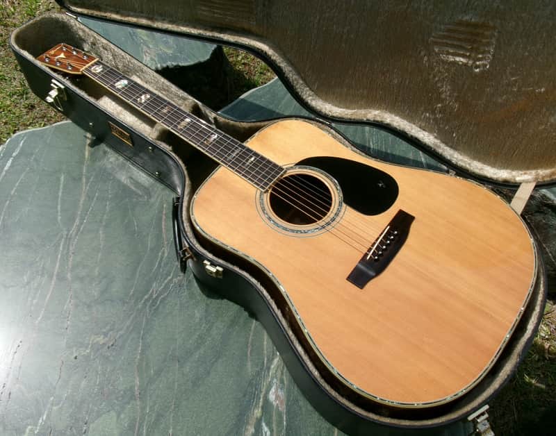 1980 Yairi YW-600 Dreadnought Guitar New Jacaranda Natural+vintage Hard Case image 1