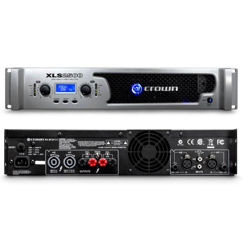 Crown XLS 2500 2-Channel High Density Power Amplifier | Reverb
