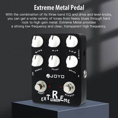 JOYO JF-17 Extreme Metal Distortion Guitar Effect Pedal Metal Rock and Punk Sounds,price include the import duty for US buyer image 4