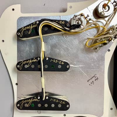 Josefina Fender Stratocaster Loaded Pickguard 2026 Fat 60's Hand Wound With COA image 4