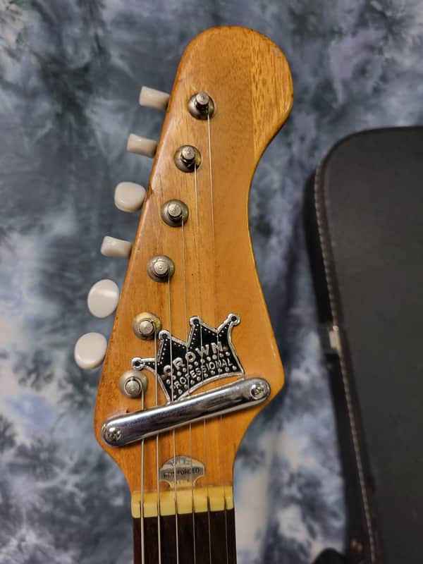 Vintage RARE 1960's Crown Professional Japan Electric Guitar | Reverb