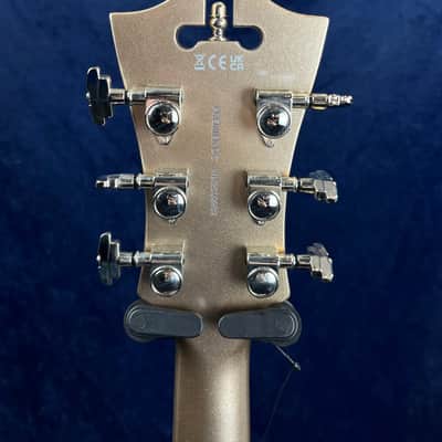 D'Angelico Premier DC Semi-Hollow in Champagne Pre-owned with Bag image 11