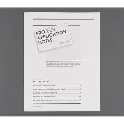 E-mu Proteus Application Notes (Volume 1)