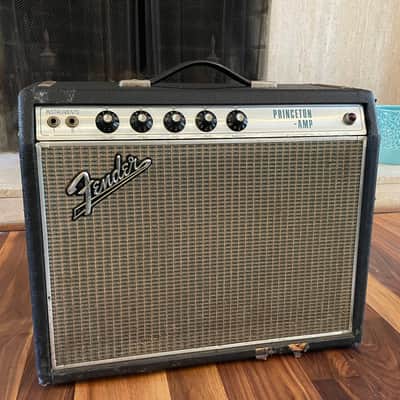 1969 Fender Princeton Silverface Drip Edge w/ EVM-10M 1x10" image 5