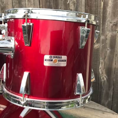 Yamaha Stage 5000 Series Drum Set 80’s (MIJ)Beech & Mahogany Shells image 9