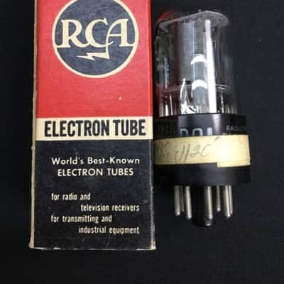 NOS RCA 12SL7GT Black Plates AUDIO AMPLIFIER Radio VACUUM TUBE Tested 6.1891-D image 1
