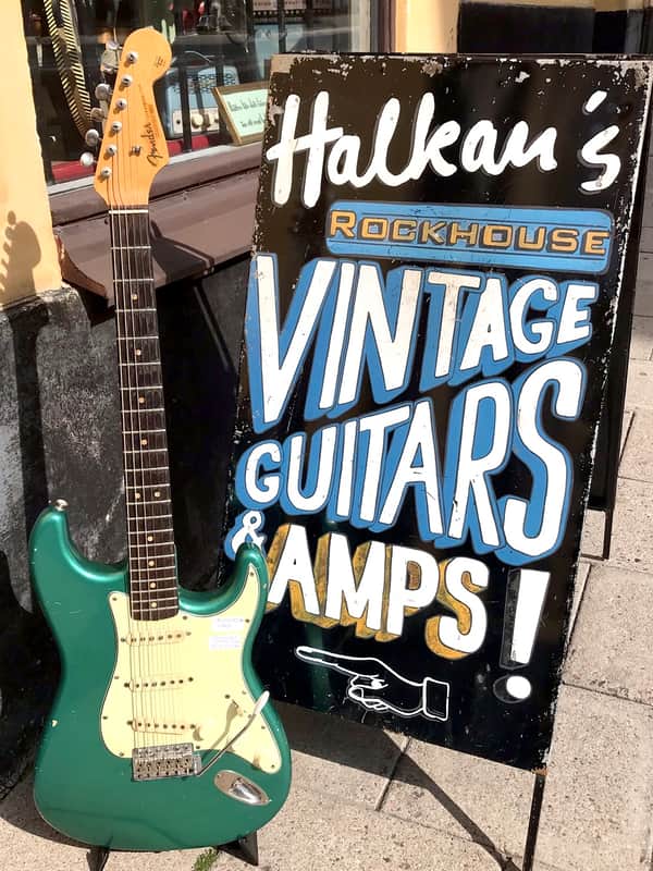 Fender Stratocaster 1963 / Sherwood green refin - Very Good