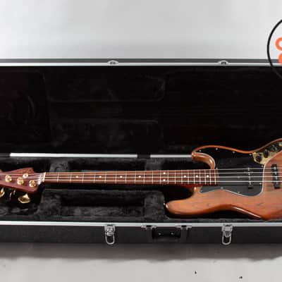 1991 Fender Japan Order Made JB62-65 ’62 Reissue Jazz Bass Walnut MIJ Gold HSC image 2