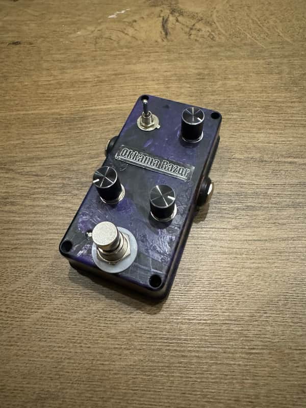 Oldmusic MicroBLADE based on Fairfield Barbershop J201 MOSFET Overdrive Pedal Distortion Preamplifier Amp in a box Booster Boutique blues rock metal drive Preamp image 1