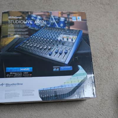 PreSonus StudioLive AR12c 14-Input Mixer / Digital Recorder / Audio Interface 2020 - Present - Gray / Blue image 5