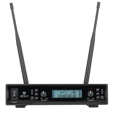 Rockville RWM-200 L2 Dual Lavalier/Lapel & Headset UHF Mic System, 200 Channels image 2