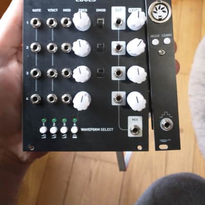 Mutable Instruments Edges & MIDI Expander - Black Faceplate - DIY Assembled image 1