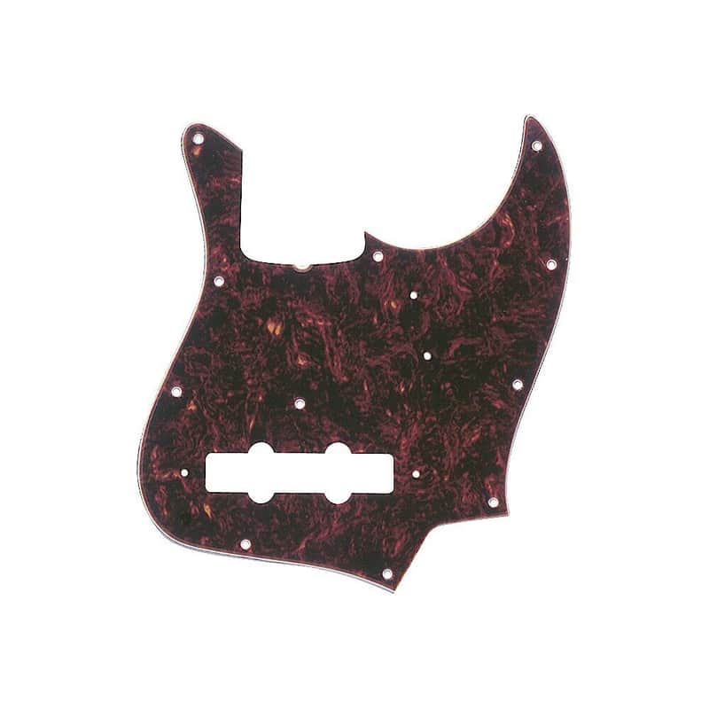 Fender American Vintage '62 Jazz Bass Pickguard 4-Ply with Truss Rod Notch Tortoise Shell image 1