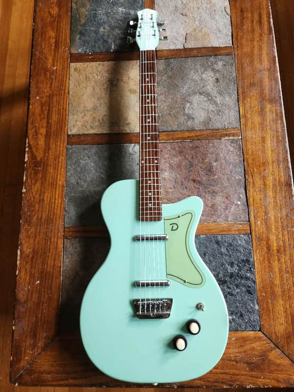 Danelectro U2 56 Reissue '90s w/mods - seafoam green image 1