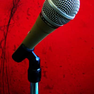 Vintage 1980's Philips SBC 3036 dynamic cardioid microphone Low Z w mic clip AKG Shure Electro Voice # 2 image 2
