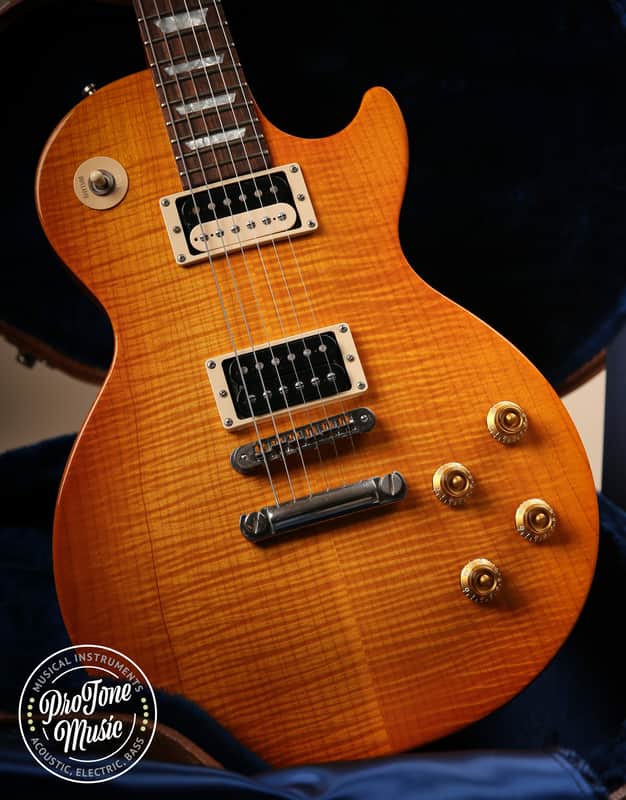 2001 Gibson Gary Moore Signature Model Les Paul Lemon Burst image 1