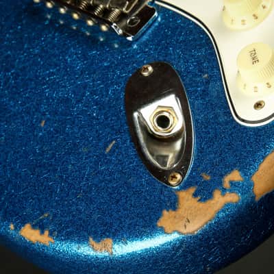 2023 - Fender Custom Shop 1967 Stratocaster Heavy Relic - Blue Sparkle image 22