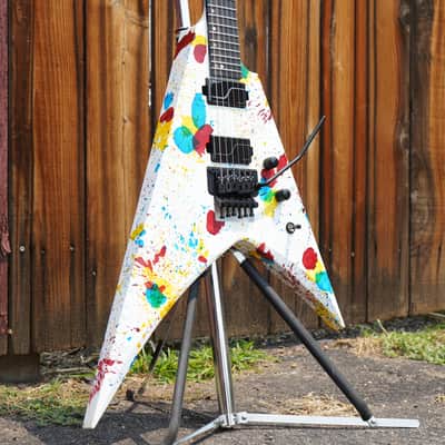 ESP USA V-II FR Jawbreaker Satin 6-String Electric Guitar w/ Black Tolex  Hard Case image 12