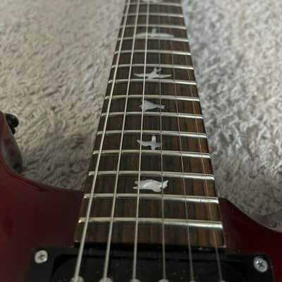 PRS SE Santana Signature 2017 HH Vintage Cherry Red Paul Reed Smith Guitar image 7