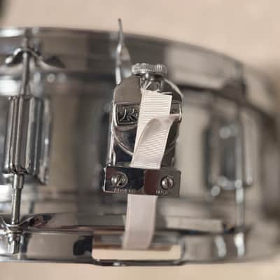 Rogers Fullerton Era 5 x 14 Powertone Chrome over Brass COB snare; Super clean! image 3