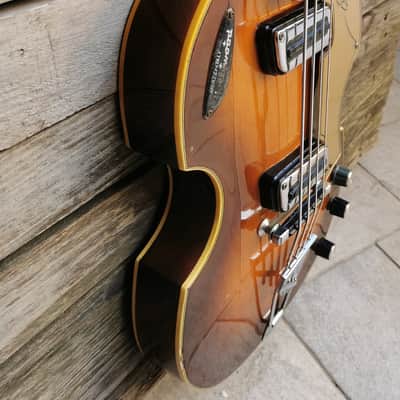 RIF 943 Meazzi Effe Vintage Violin Bass sunburst made in italy image 5