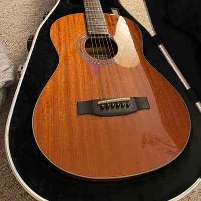 3/4 travel-size acoustic Zager guitar with LR Baggs pick-up image 2