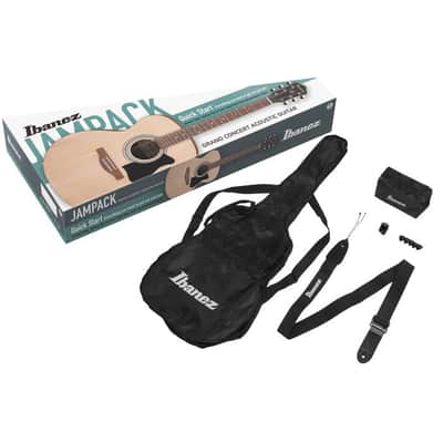 Silvertone SD10 Acoustic Guitar Package, Black | Reverb