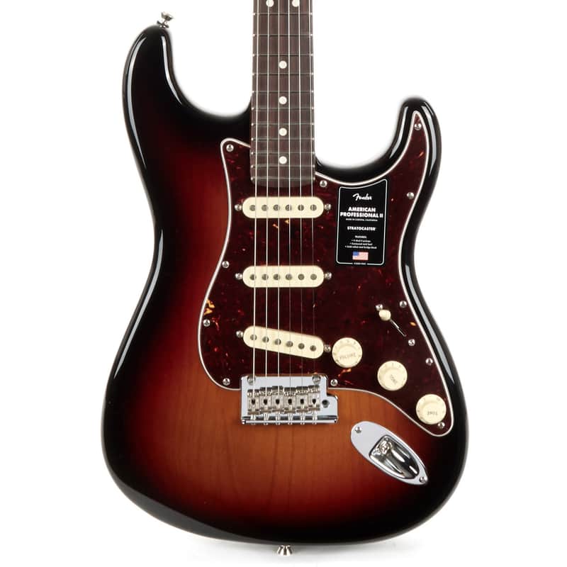 Used Fender American Professional II Stratocaster Rosewood - 3-Color Sunburst image 1