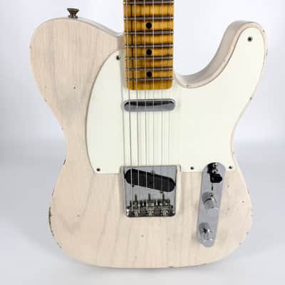 2024 Fender Custom Shop ’57 Telecaster Journeyman Relic – Aged White Blonde image 4