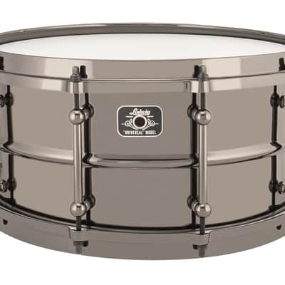 Ludwig Universal Black Brass 6.5x14" Snare Drum Black-to-Black image 1